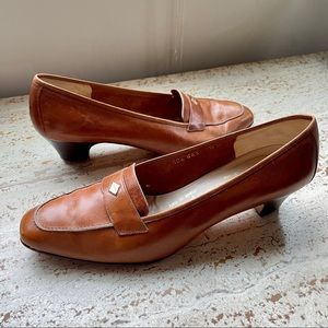 Vintage Ferragamo Heeled Loafers, heels need repair!